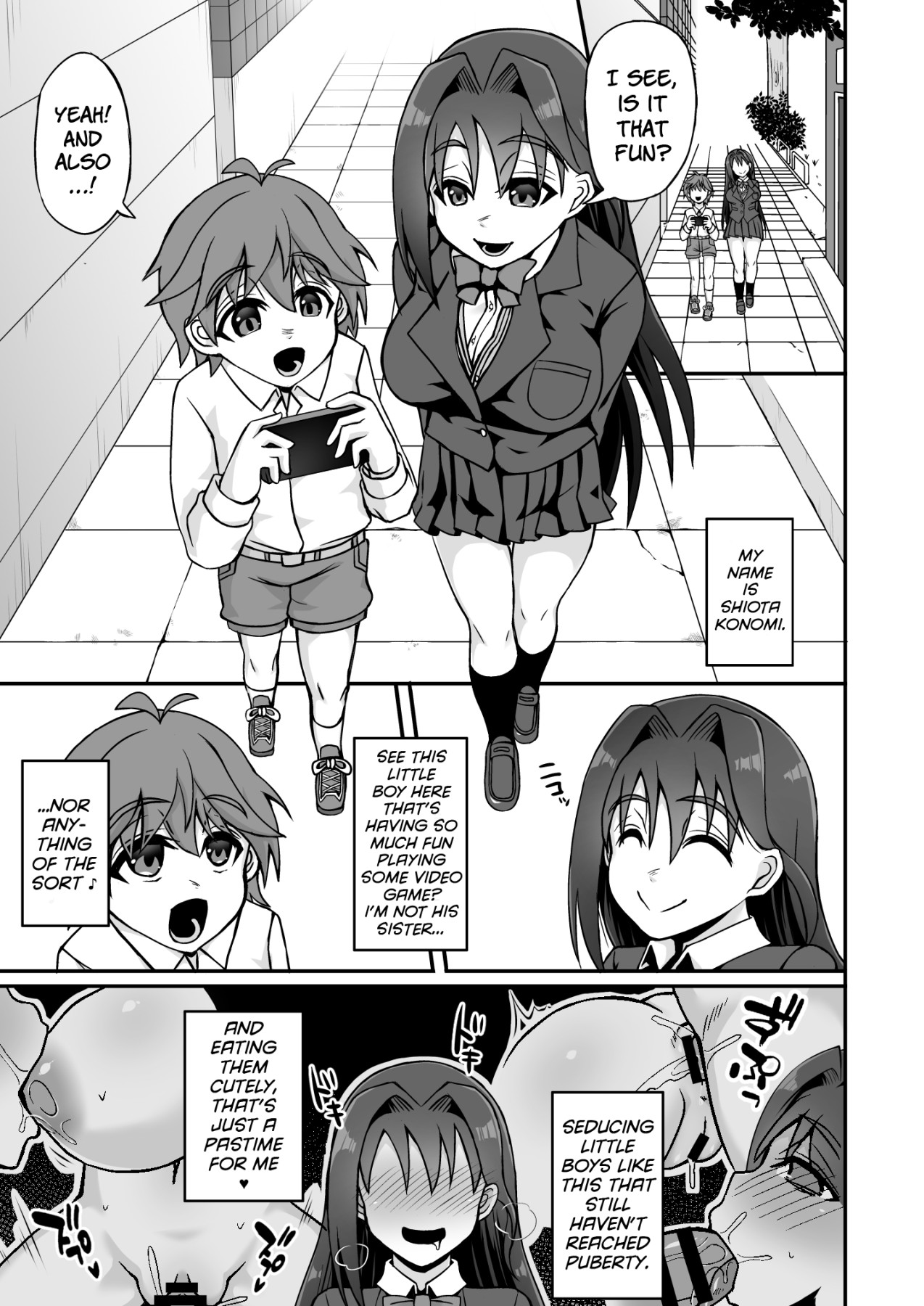 Hentai Manga Comic-The Sperm Squeezing Perverted Onee-san-Read-2